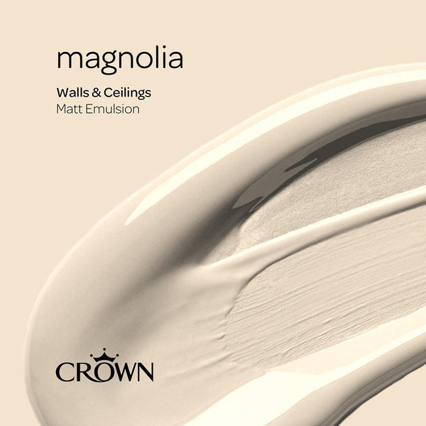 Crown Walls & Ceilings Matt Emulsion Paint | Magnolia - Choice Stores