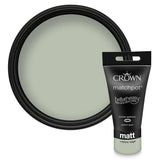 Crown Walls & Ceilings Matt Emulsion Paint | Mellow Sage | 40ml Tester - Choice Stores