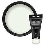 Crown Walls & Ceilings Matt Emulsion Paint | Milk White | 40ml Tester - Choice Stores