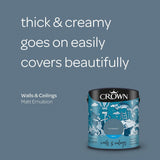 Crown Walls & Ceilings Matt Emulsion Paint | Runaway - Choice Stores