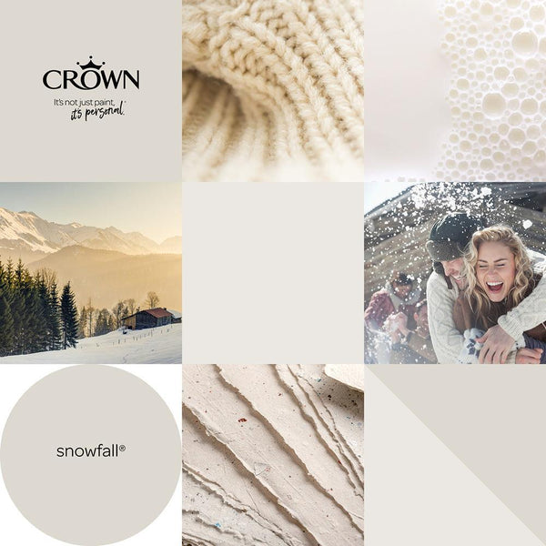 Crown Walls & Ceilings Matt Emulsion Paint | Snowfall | 40ml Tester - Choice Stores