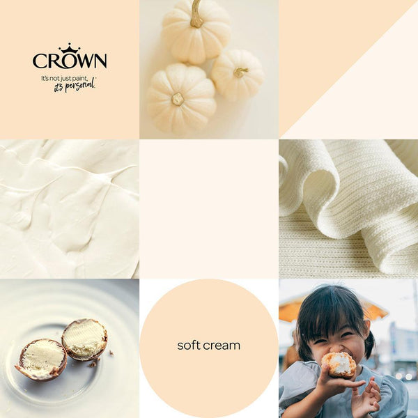 Crown Walls & Ceilings Matt Emulsion Paint | Soft Cream | 40ml Tester - Choice Stores