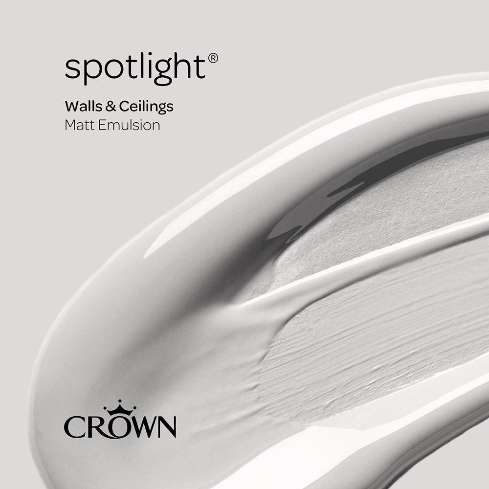 Crown Walls & Ceilings Matt Emulsion Paint | Spotlight | 40ml Tester - Choice Stores