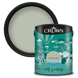 Crown Walls & Ceilings Mid sheen Emulsion Paint | Mellow Sage - Choice Stores