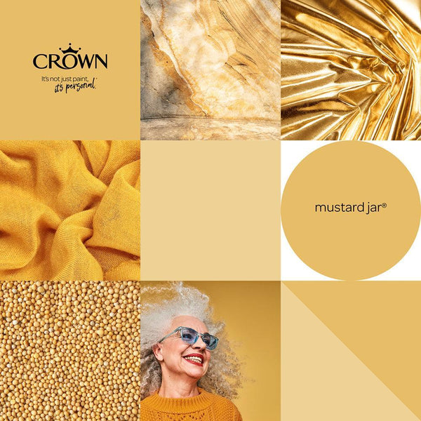 Crown Walls & Ceilings Mid Sheen Emulsion Paint | Mustard Jar - Choice Stores