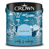 Crown Walls & Ceilings Mid Sheen Emulsion Paint | Powder Blue - Choice Stores