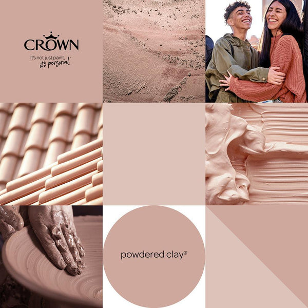 Crown Walls & Ceilings Mid Sheen Emulsion Paint | Powdered Clay - Choice Stores