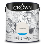 Crown Walls & Ceilings Mid Sheen Emulsion Paint | Sail White - Choice Stores