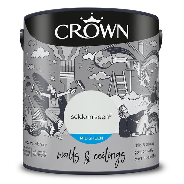 Crown Walls & Ceilings Mid Sheen Emulsion Paint | Seldom Seen - Choice Stores