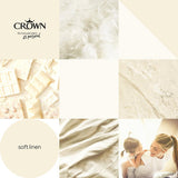 Crown Walls & Ceilings Mid Sheen Emulsion Paint | Soft Linen - Choice Stores