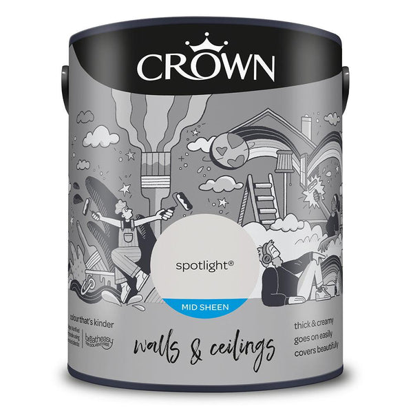 Crown Walls & Ceilings Mid Sheen Emulsion Paint | Spotlight - Choice Stores