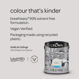 Crown Walls & Ceilings Mid Sheen Emulsion Paint | Spotlight - Choice Stores