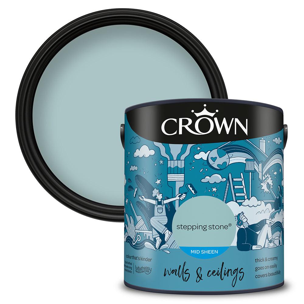 Crown Walls & Ceilings Mid Sheen Emulsion Paint | Stepping Stone - Choice Stores