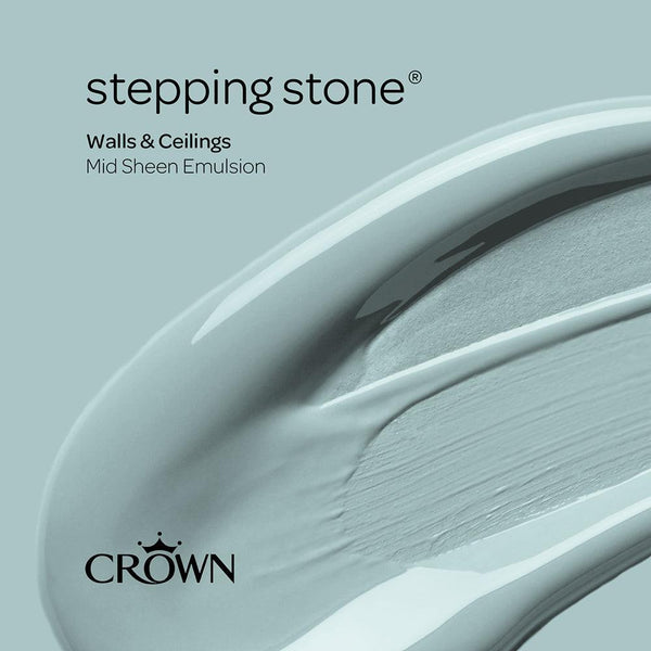 Crown Walls & Ceilings Mid Sheen Emulsion Paint | Stepping Stone - Choice Stores
