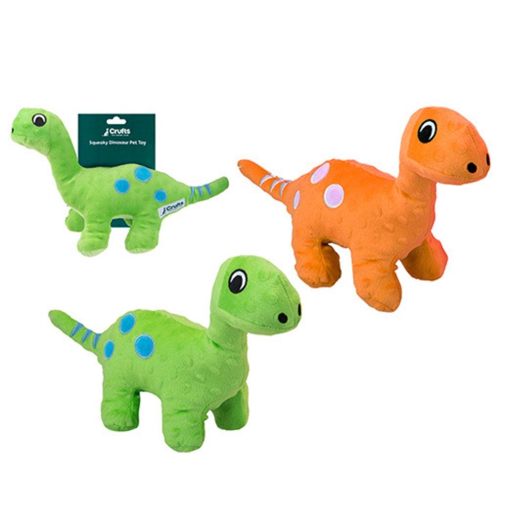 Crufts Large Squeaky Dino Toy - Choice Stores