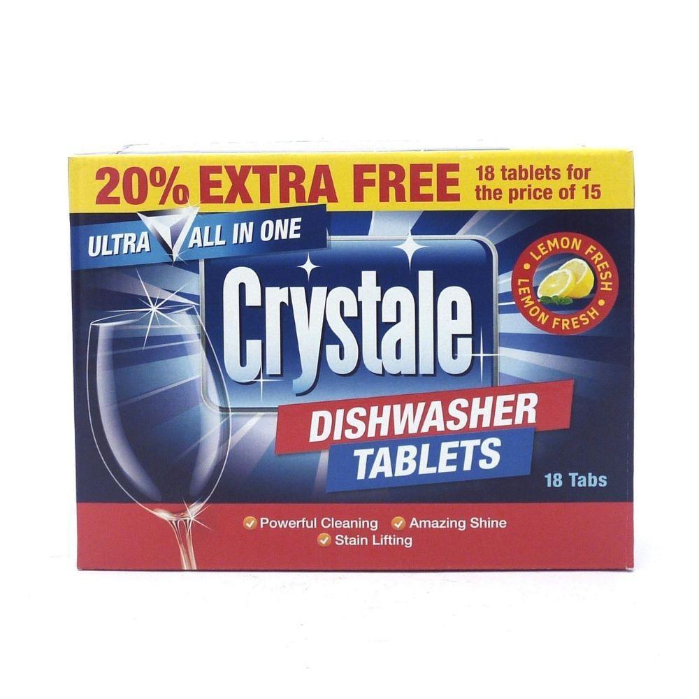 Crystale Dishwasher Tablets | Pack 18 - Choice Stores