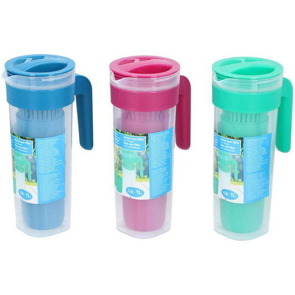 Cuisine Elegance Plastic Pitcher with 4 Cups for Picnics | 1L - Choice Stores