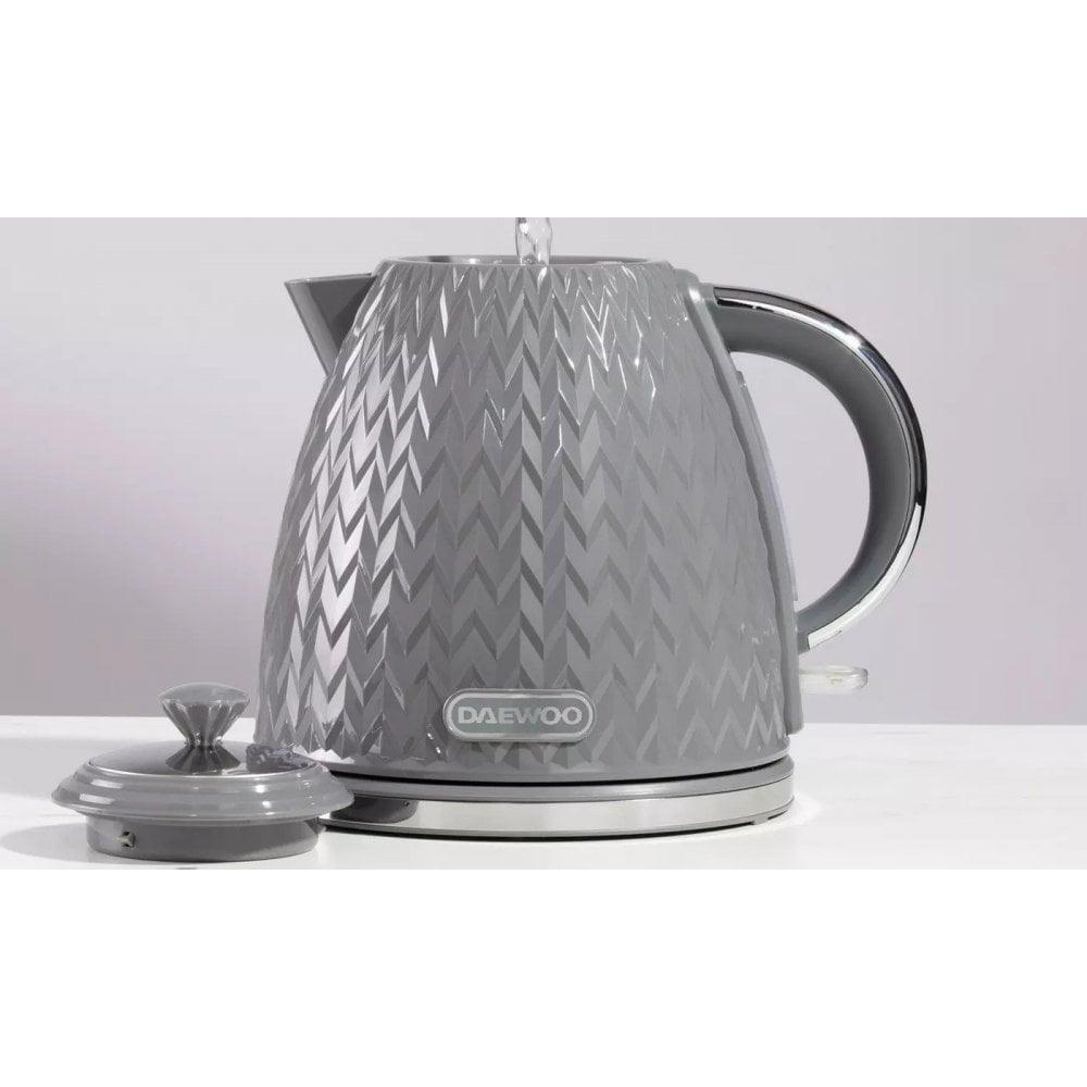 Daewoo Argyle Grey Jug Kettle | 1.7L - Choice Stores