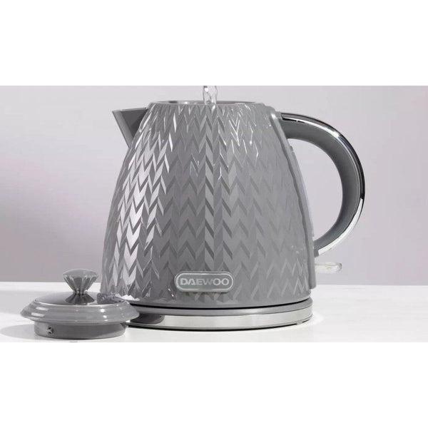 Daewoo Argyle Grey Jug Kettle | 1.7L - Choice Stores