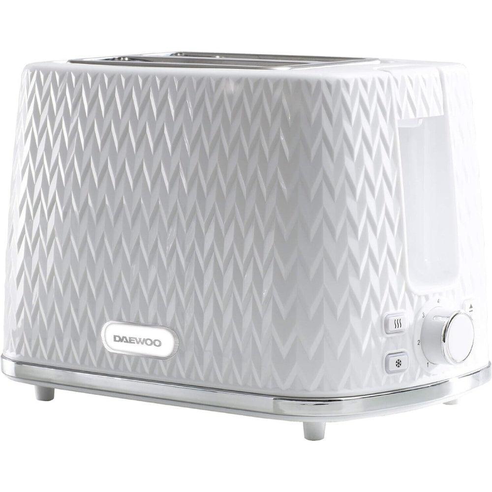 Daewoo Argyle White 2 Slice Taoster - Choice Stores