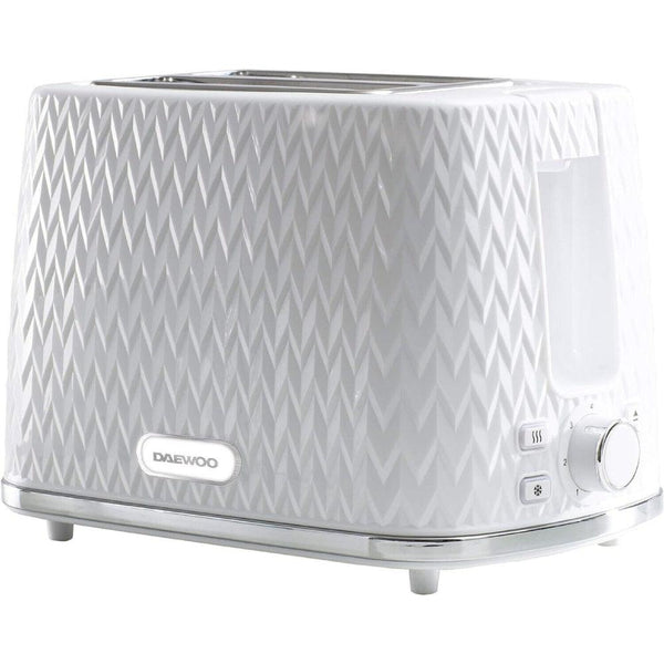 Daewoo Argyle White 2 Slice Taoster - Choice Stores