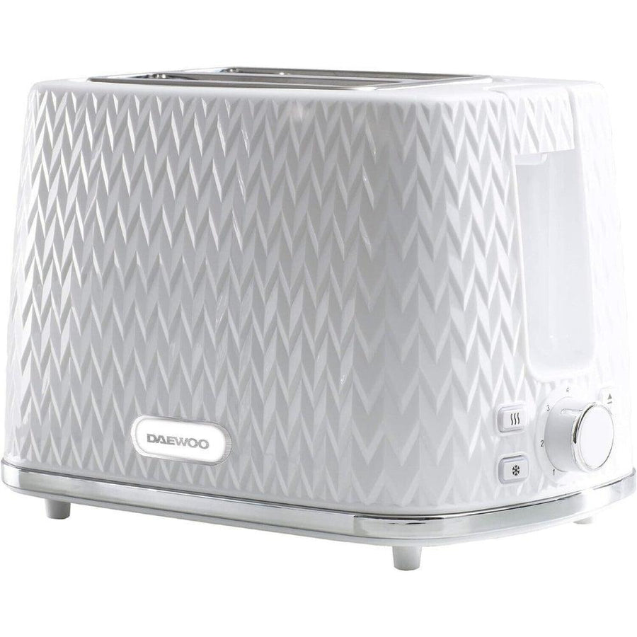 Daewoo Argyle White 2 Slice Taoster - Choice Stores