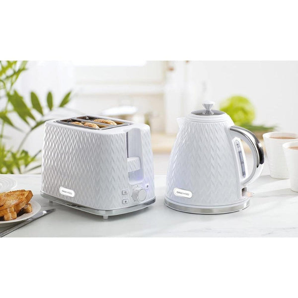 Daewoo Argyle White 2 Slice Taoster - Choice Stores