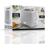 Daewoo Argyle White 2 Slice Taoster - Choice Stores