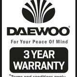 Daewoo Mini Oil Filled Portable Radiator | 6 Fin White Heater | 800W - Choice Stores
