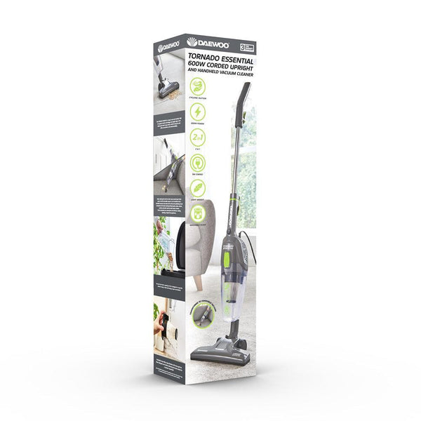 Daewoo Tornado Essential 2 In 1 Corded Vacuum | 600W - Choice Stores