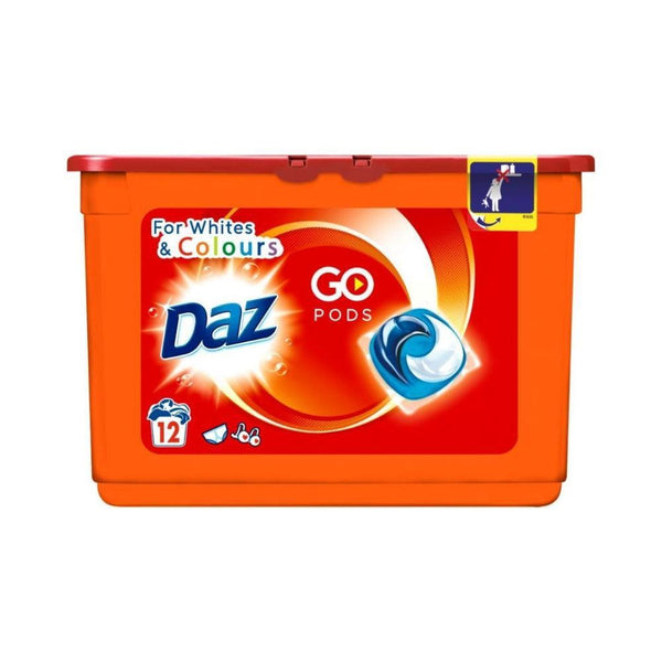 Daz All In One Pods Whites & Colours Liquid Capsules | 12 Washes - Choice Stores