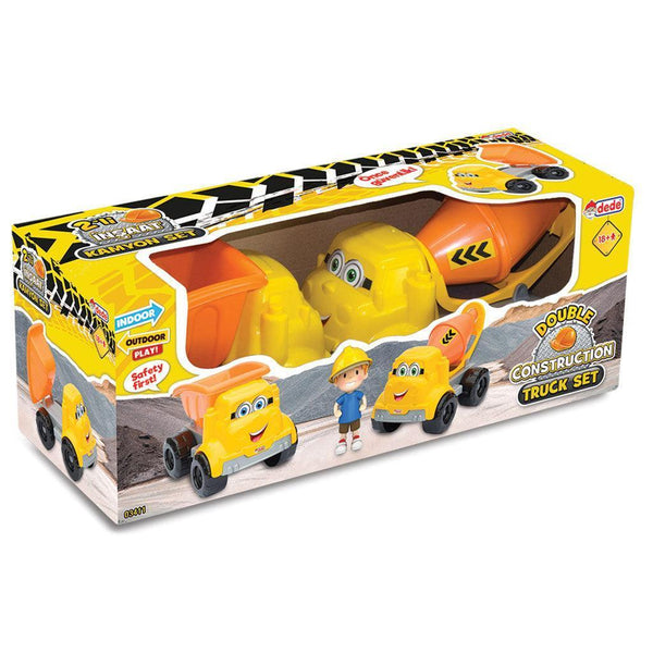 Dede Construction Truck Set | 2pcs - Choice Stores