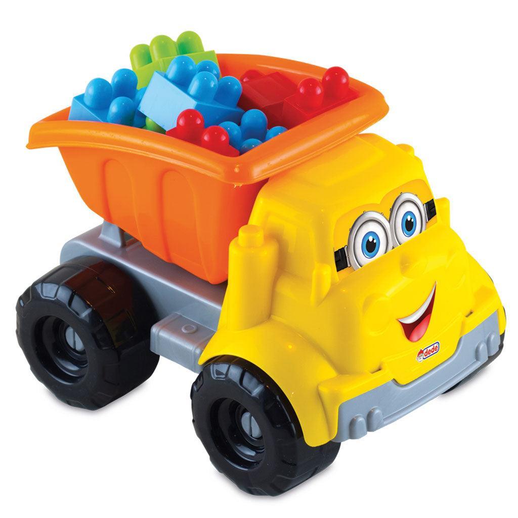 Dede Dumper Truck With 20 Building Blocks - Choice Stores