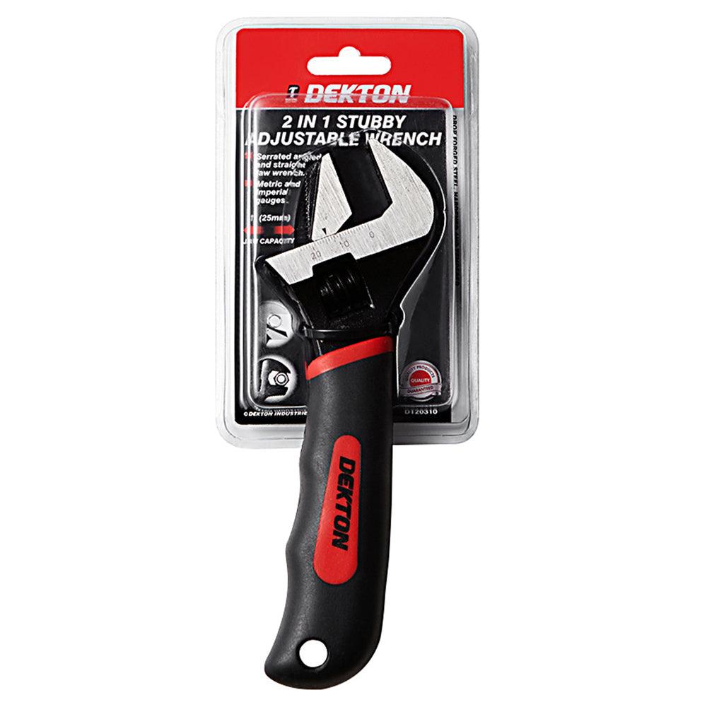 Dekton 2-in-1 Stubby Adjustable Wrench - Choice Stores