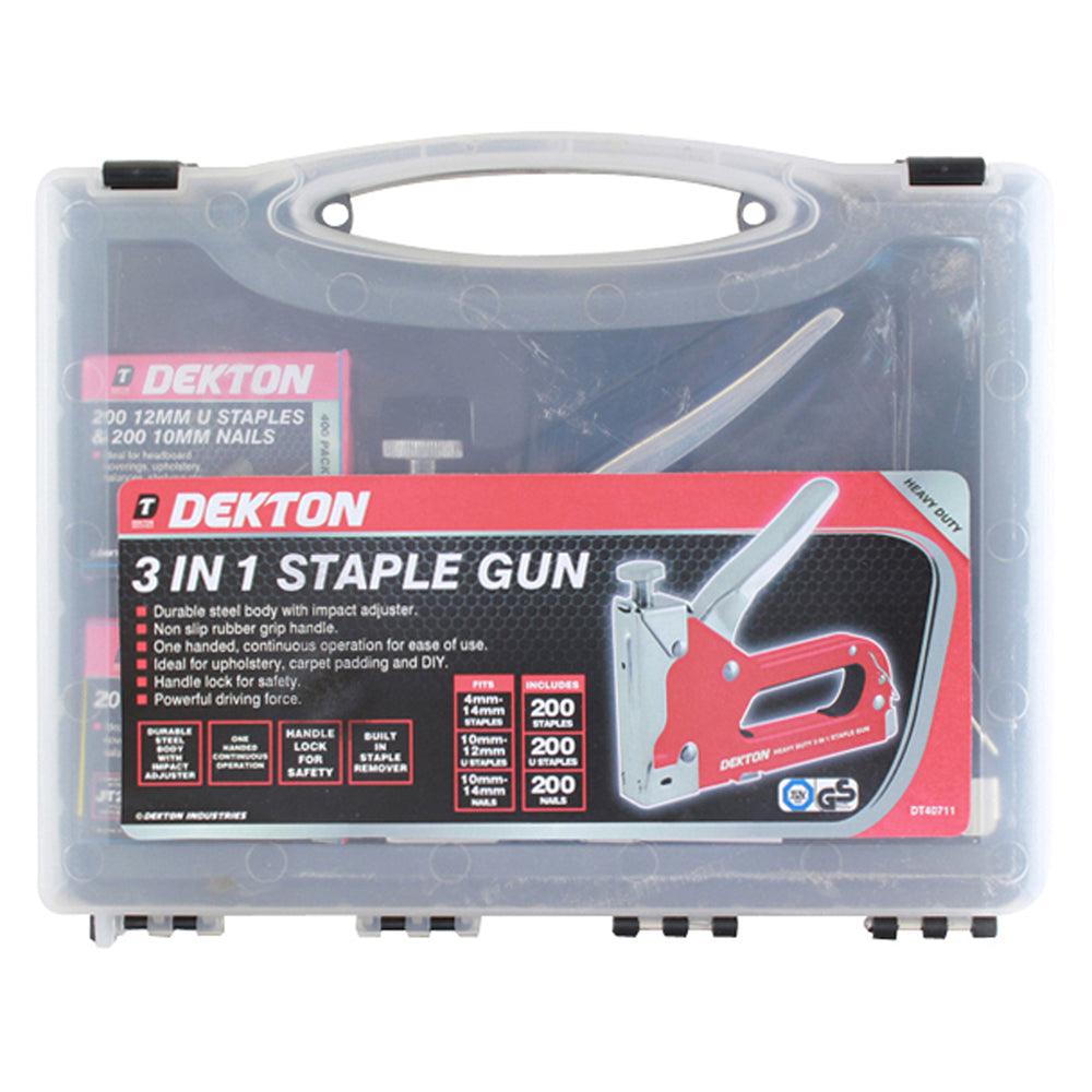 Dekton 3-In-1 Staple Gun | With Staples - Choice Stores