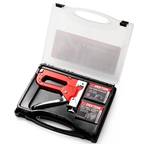 Dekton 3-In-1 Staple Gun | With Staples - Choice Stores
