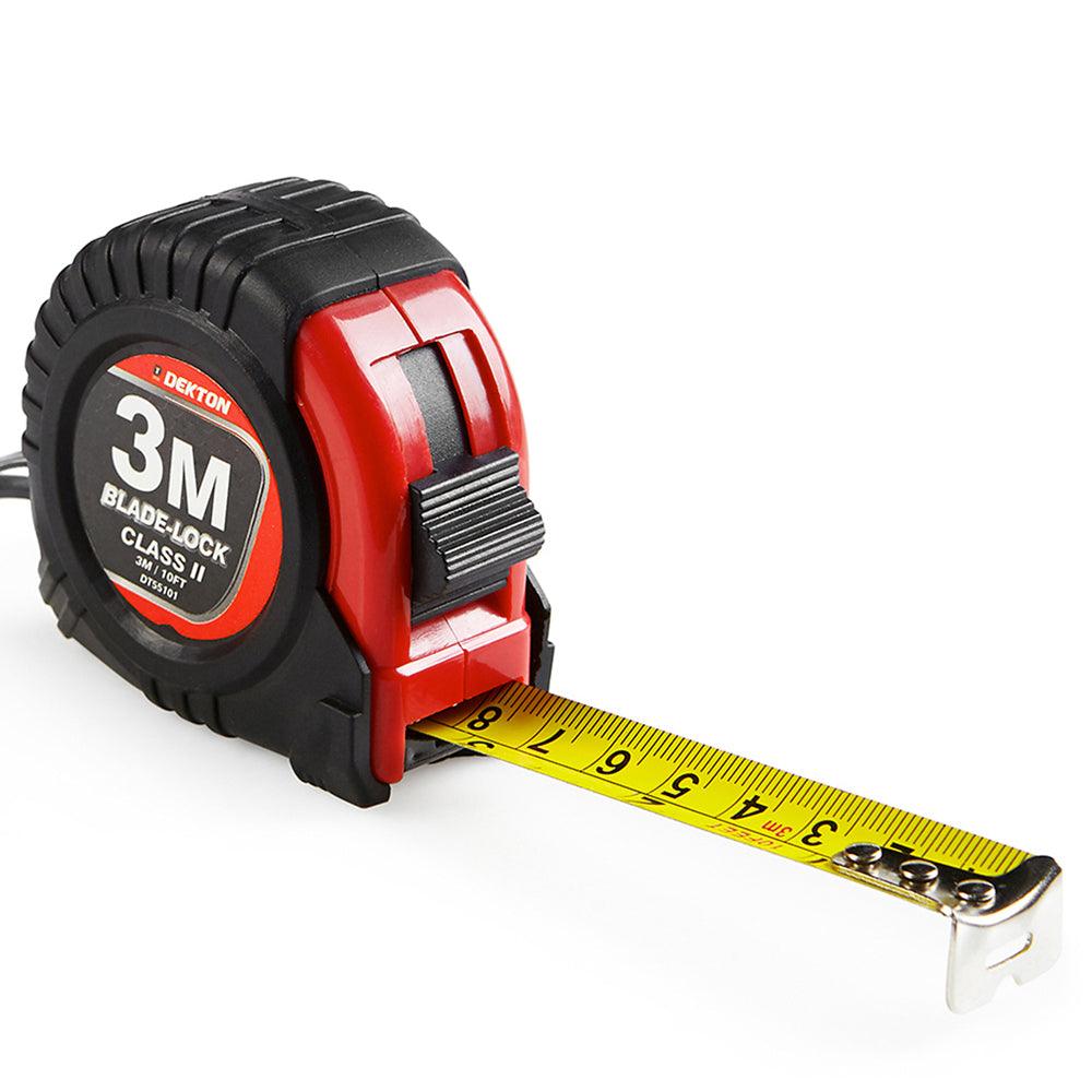 Retractable Metal Tape Measure 10ft/3m - Both Imperial and Metric Scale by