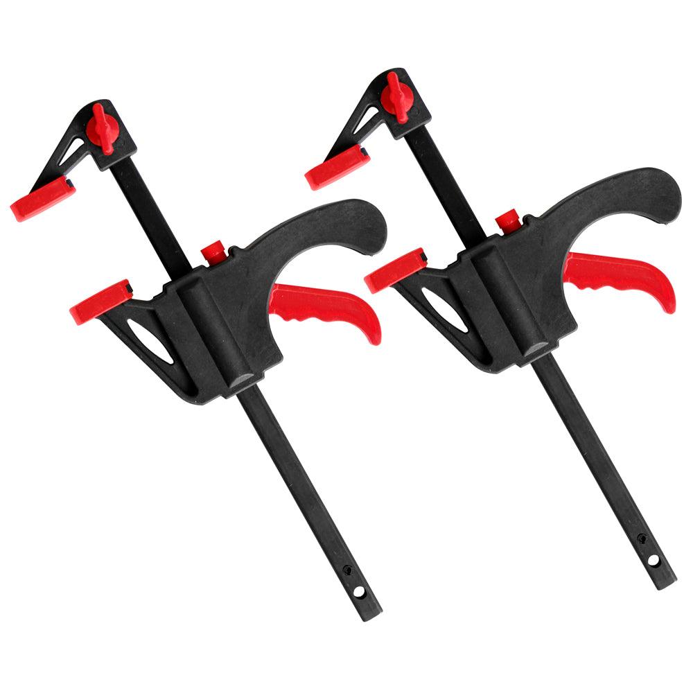 Dekton 4in Clamp And Spreader | 2 Piece Set | 15kg Clamp Force | ABS Handle & Rotation Button - Choice Stores