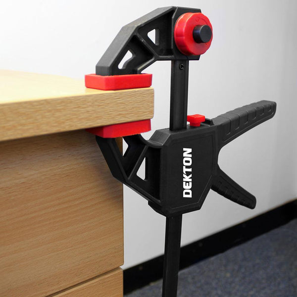 Dekton 4in Clamp And Spreader | 2 Piece Set | 15kg Clamp Force | ABS Handle & Rotation Button - Choice Stores