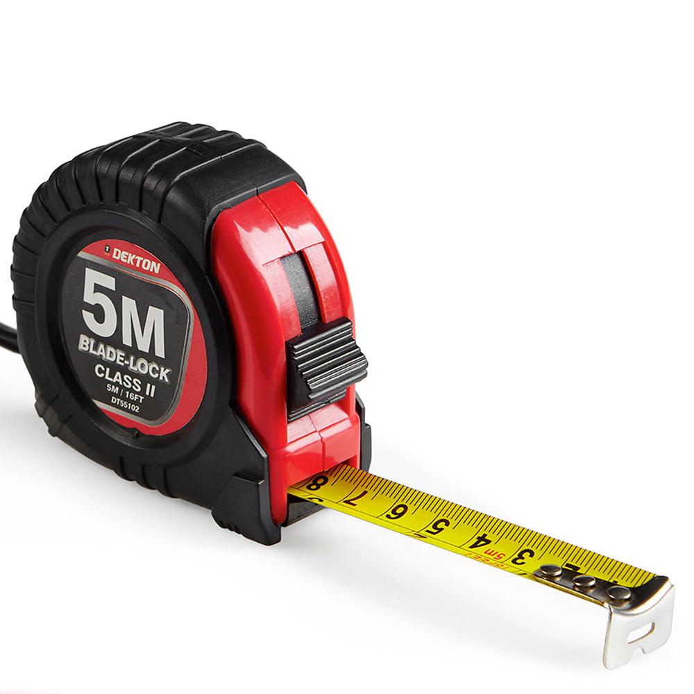 Dekton 5 m x 19 mm Hard Case Tape Measure | 5m/16ft | Belt Clip - Choice Stores
