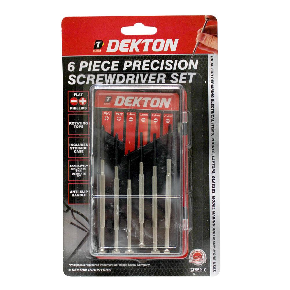 Dekton 6 Piece Precision Screwdriver Set | 6 Piece Set - Choice Stores
