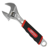 Dekton 8in Sure Grip Adjustable Spanner | 1 Jaw Capacity | Printed Width Scale | Hardened & Tempered Steel | Bonus 14mm Ring Spanner - Choice Stores