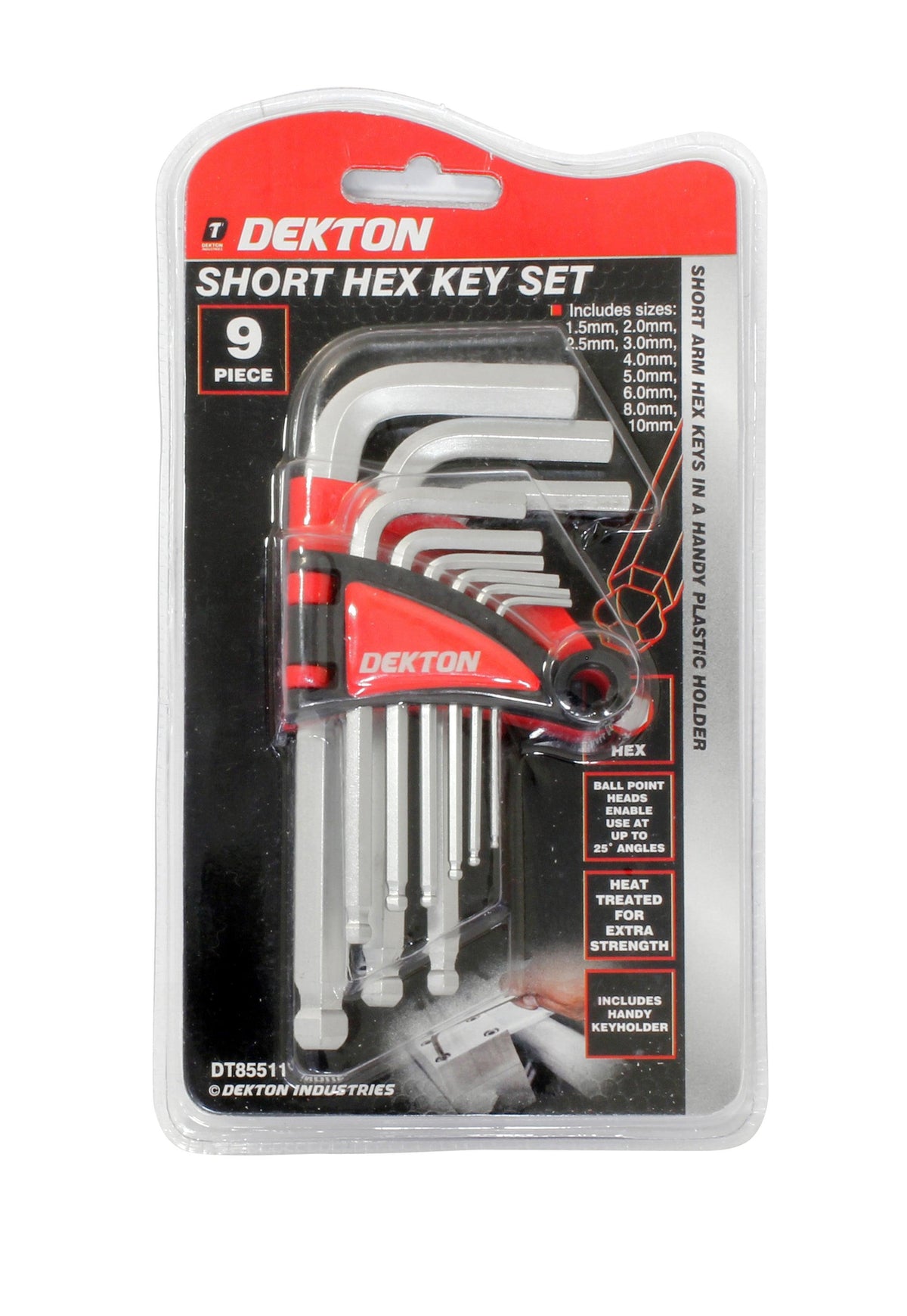 Dekton Ball End Short Hex Key 9 Piece Set - Choice Stores