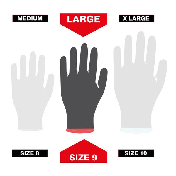 Dekton Heavy Duty Professional Grade Latex Coated Working Gloves | Size 9/L - Choice Stores