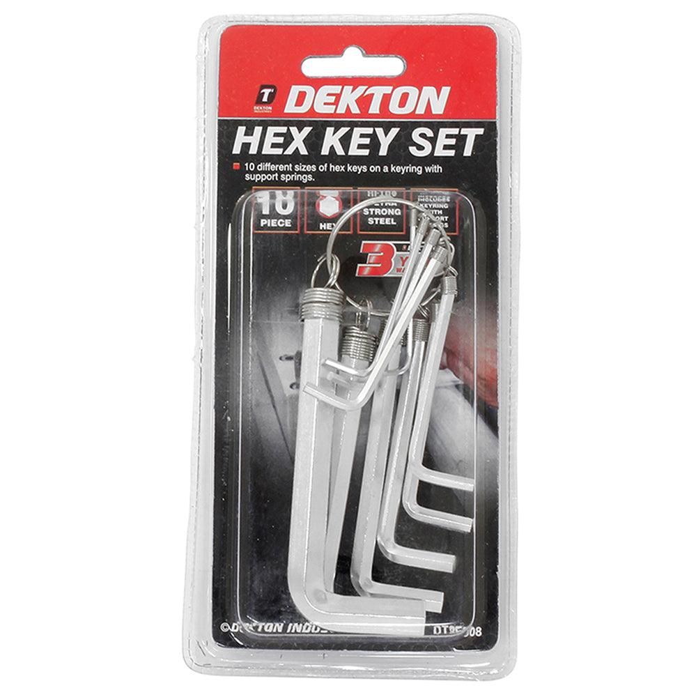 Dekton Hex Key Set | 10 Sizes | 10 Piece Set - Choice Stores