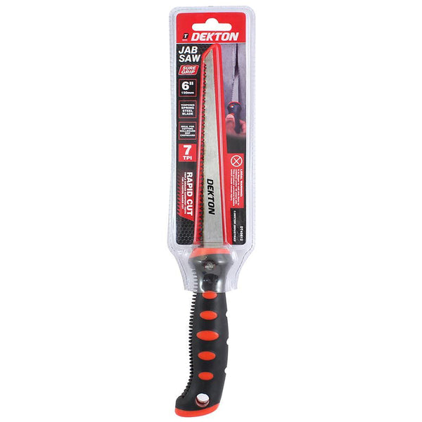 Dekton Jab Saw | Extra-Sharp | Pointed End | Soft Grip Handle - Choice Stores