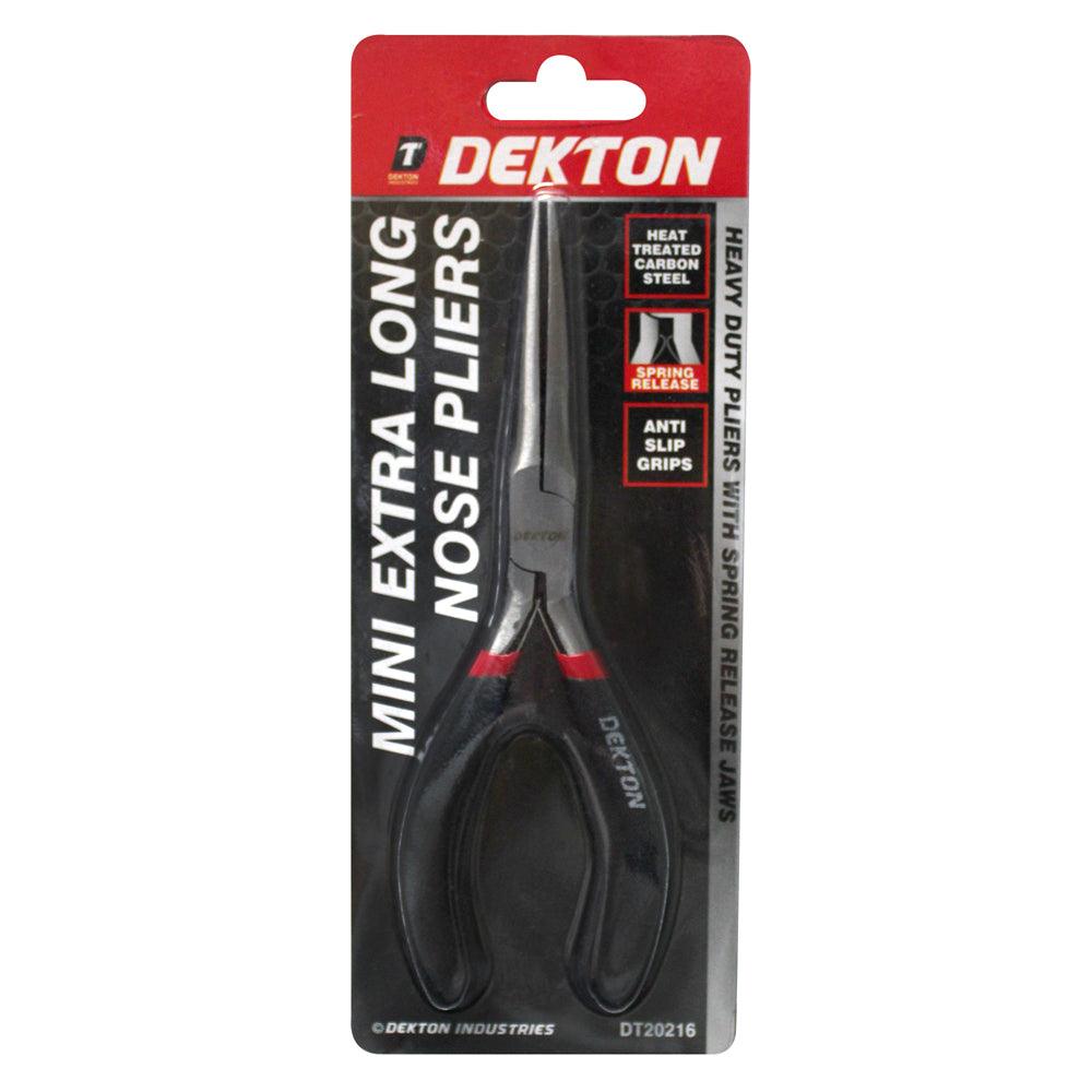 Dekton Mini Extra Long Nose Pliers | Heavy Duty - Choice Stores