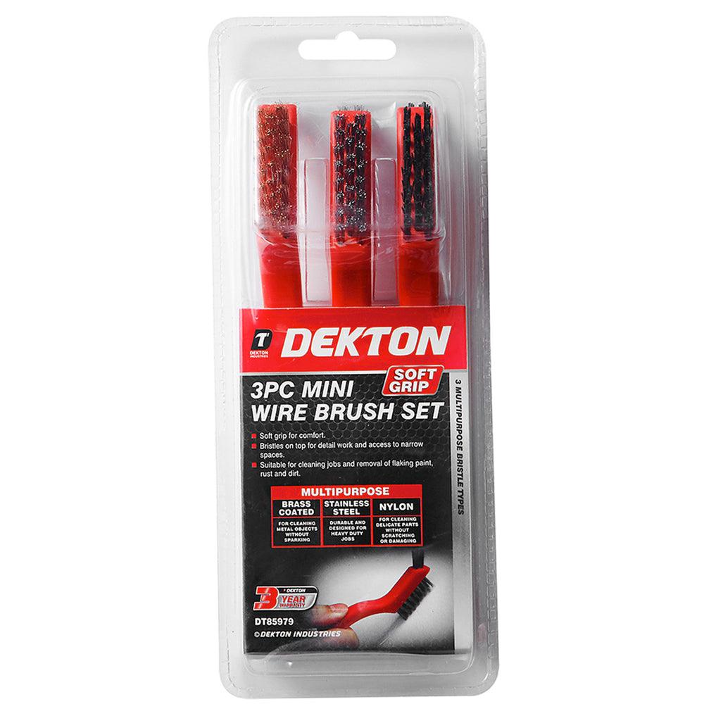 Dekton Mini Wire Brush | Pack of 3 - Choice Stores