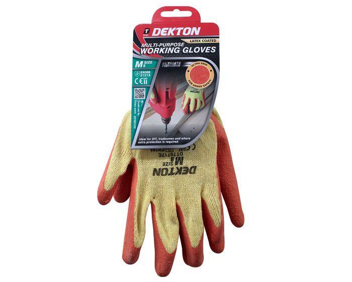 Dekton Multi-Purpose Latex Coated Gloves | Size 8 Medium - Choice Stores