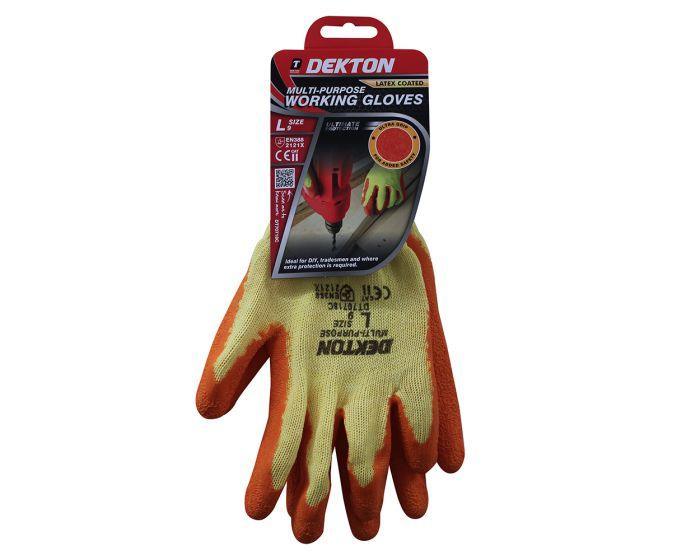 Dekton Multi-Purpose Latex Coated Gloves | Size 9 Large - Choice Stores